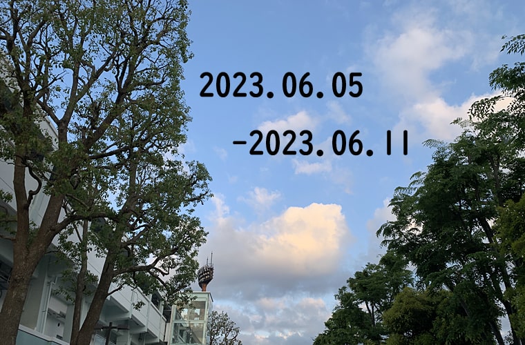 東京の東の端から・わたしのウォーキング記録（2023.6月2週目）
