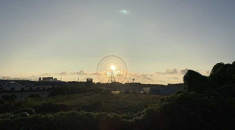 東の端からわたしのウォーキング記録2023.9.18ダイヤと花の大観覧車