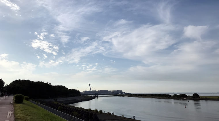 東京の東端からわたしのウォーキング記録（2024.6.15）海まで