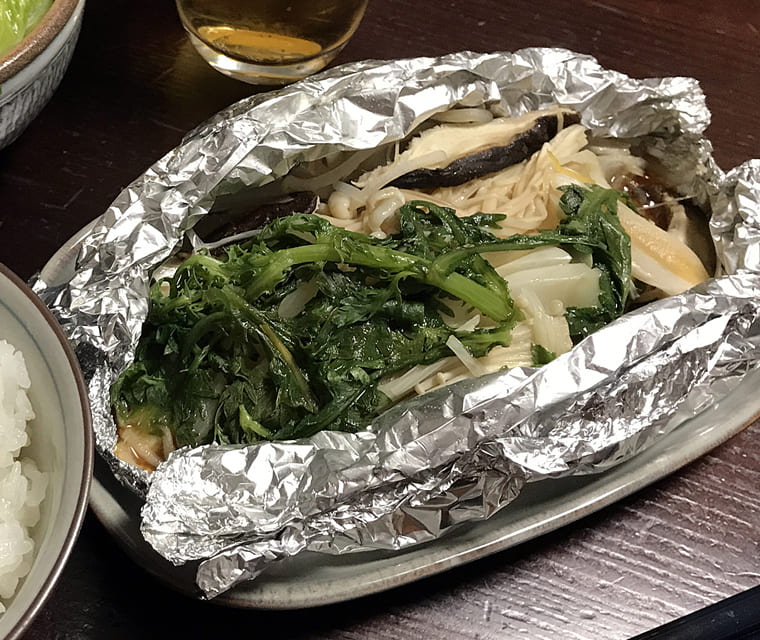 鮭のホイル焼き