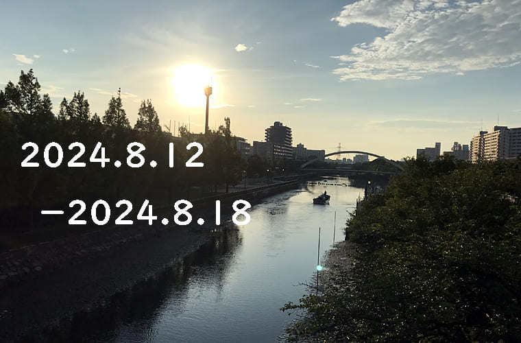 東京の東の端から「わたしのウォーキング記録」（2024・8月3週）