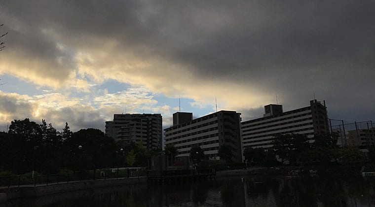 東京の東の端からわたしのウォーキング記録（2024.9.26）変わりやすい空