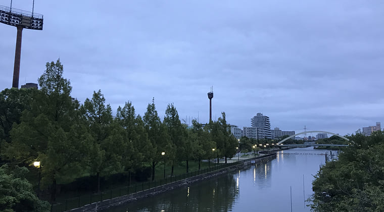 東京の東の端からわたしのウォーキング記録（2024.9.3）今にも雨が降りそうな空