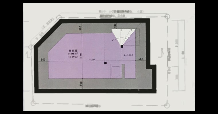 基礎設計スタジオ部分図面